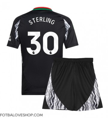 Arsenal Raheem Sterling #30 Dětské Venkovní Dres 2024-25 Krátký Rukáv (+ trenýrky)